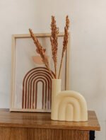 Vaso Arcos Com Hastes De Sorgo Natural - Imagem 3