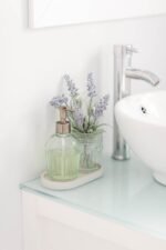 Bandeja Oval de Concreto: Decoração e Organização com Estilo (Branco) - Imagem 3