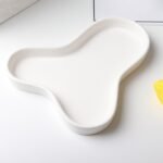 Bandeja Decorativa Minimalista de Concreto