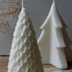 Par de Velas Pinheiro e Pinheirinho Perfumadas Natalinas