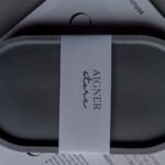 Kit 12 Bandejas Ovais Decorativas em Concreto (Cinza)