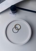 Bandeja Decorativa Redonda de Concreto