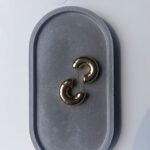 Bandeja Oval de Concreto: Decoração e Organização com Estilo (Cinza)