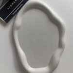 Bandeja Decorativa Nuvem de Concreto (Branco)