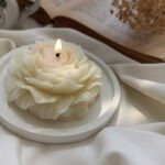 Vela Aesthetic Peônia e Bandeja Decorativa